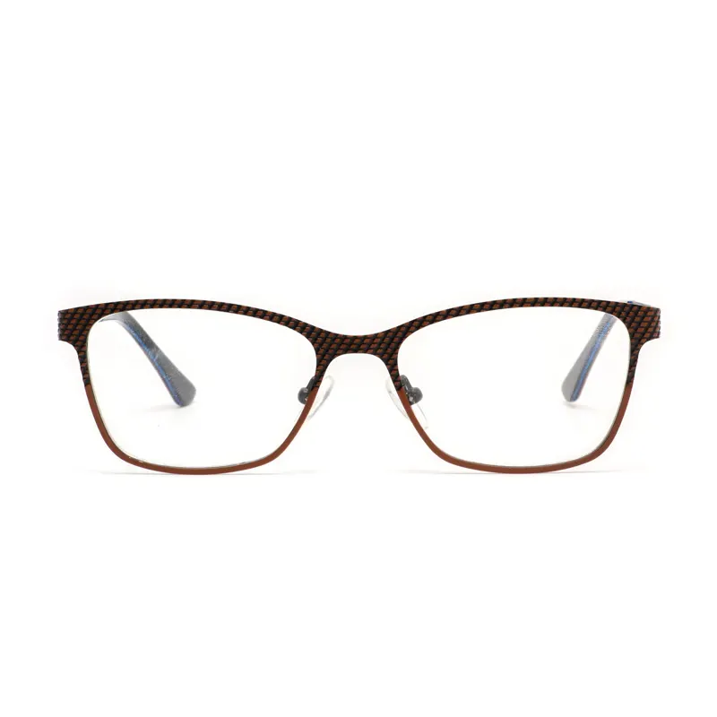 9028 Soft-Square Translucent Gradient Full-Rim Optical Frame