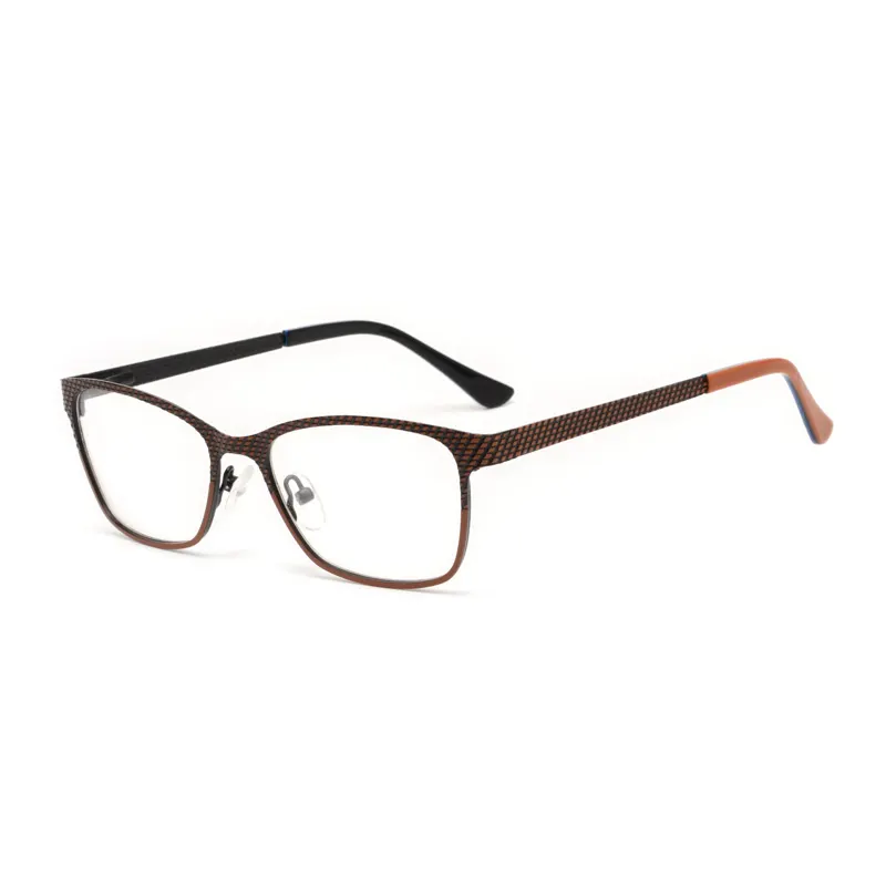 9028 Soft-Square Translucent Gradient Full-Rim Optical Frame