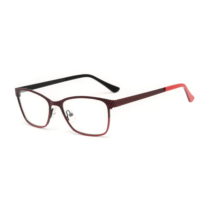 9028 Soft-Square Translucent Gradient Full-Rim Optical Frame