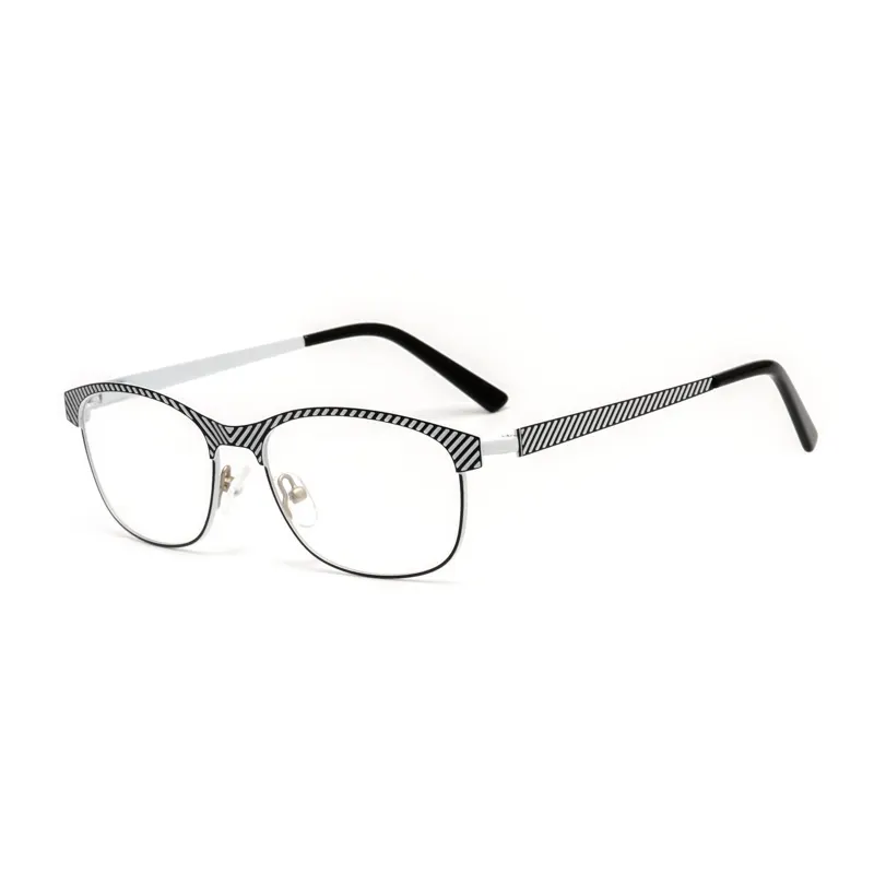 Minimal Crystal Full-Rim Optical Frame 9062 | Rounded-Square Shape