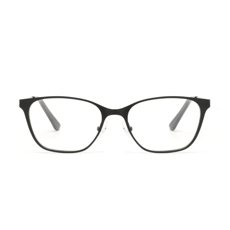 9134 Statement Rectangular Optical Frame – Light Transparent