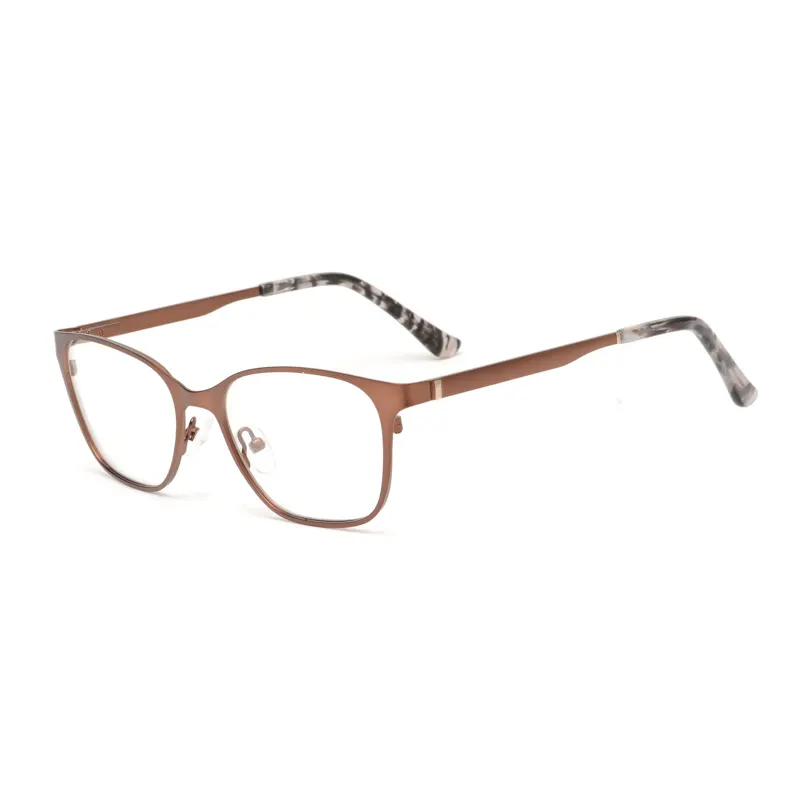 9134 Statement Rectangular Optical Frame – Light Transparent