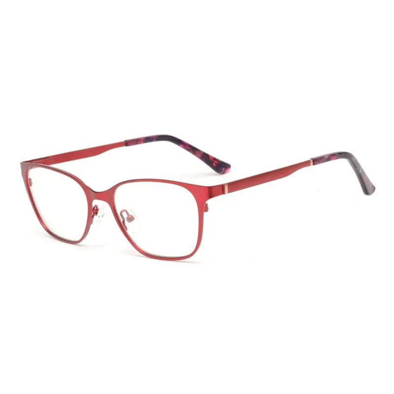 9134 Statement Rectangular Optical Frame – Light Transparent