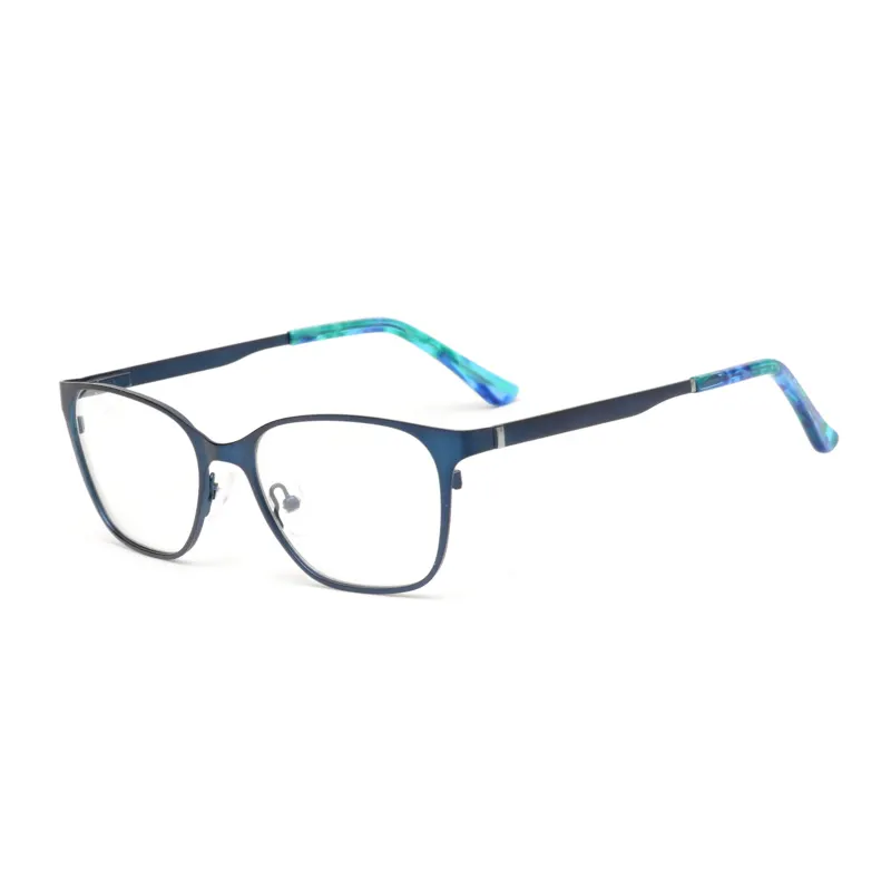 9134 Statement Rectangular Optical Frame – Light Transparent