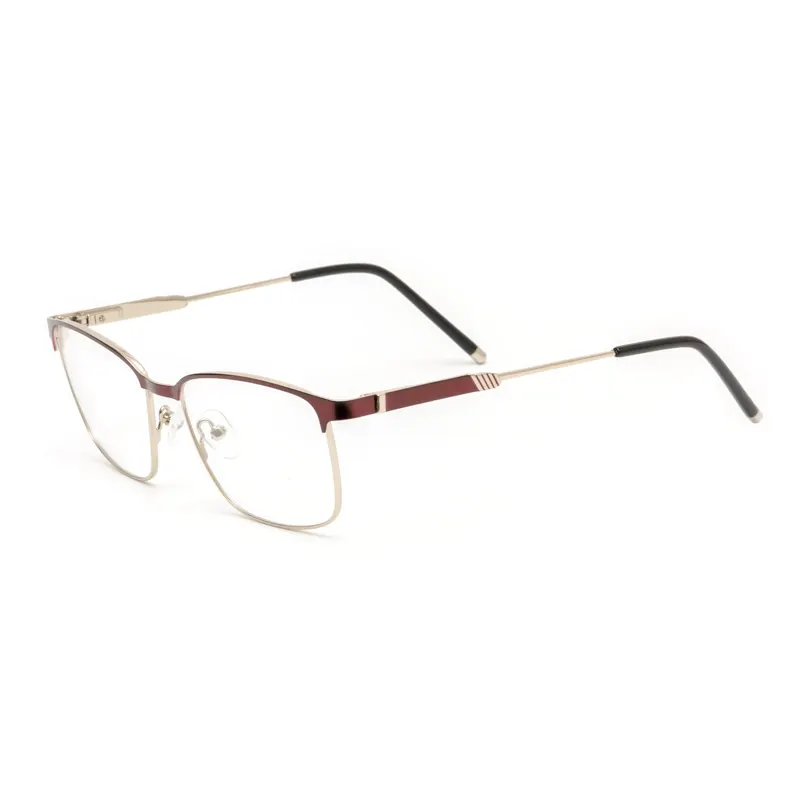 Model 9370 Soft-Square Full-Rim Optical Frame in Clear Neutral
